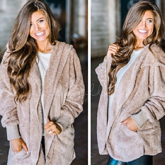 Womens Oversized Long Hoodie Cardigan NEW - Picture 2 of 5